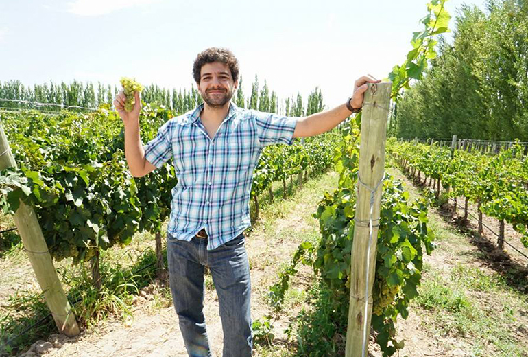 Winemaker Agustin Lombroni