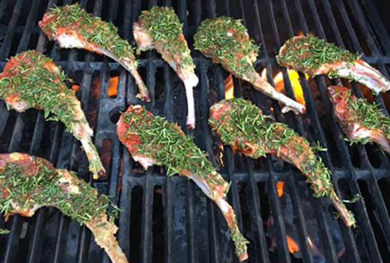 Lamb Asado and Malbec