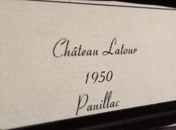 67 years old FIRST GROWTH wine of Chateau Latour