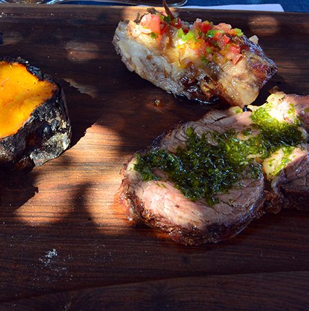 9hr Grilled Rib Eye with chimichurri