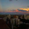 Neuquen City Full Moon Sunset