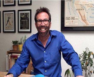 Our author is having fun being interviewed