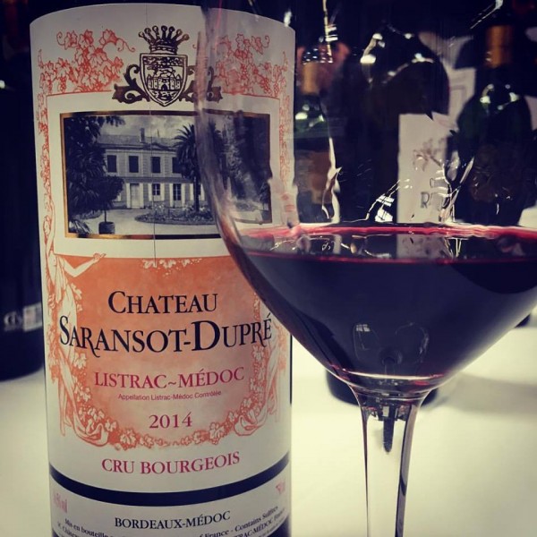 Winning Bordeaux wine.