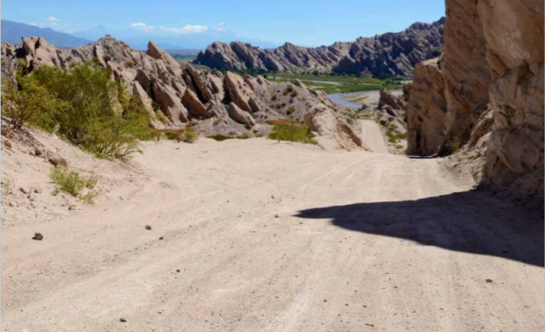 Departing Cafayate to the north