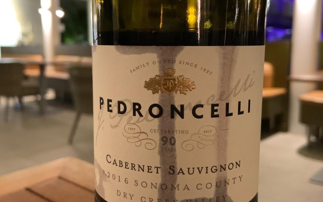 Some Pedroncelli wine!