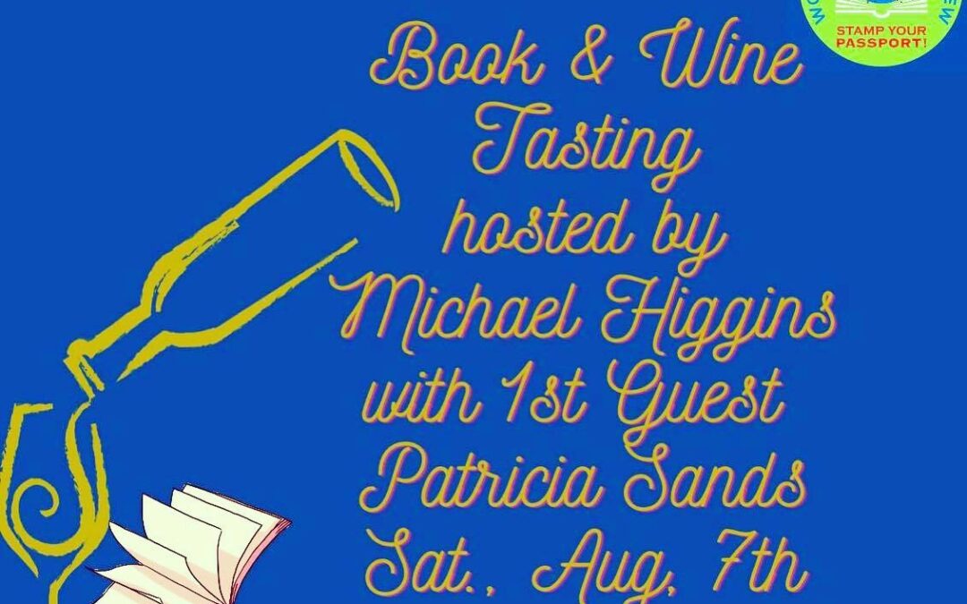Today at 5 PM PSD for episode one of Book & Wine Tasting.